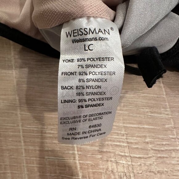 WEISSMAN LARGE CHILD DANCE COSTUME BLACK AND SILVER STYLE 13738 - Picture 4 of 5